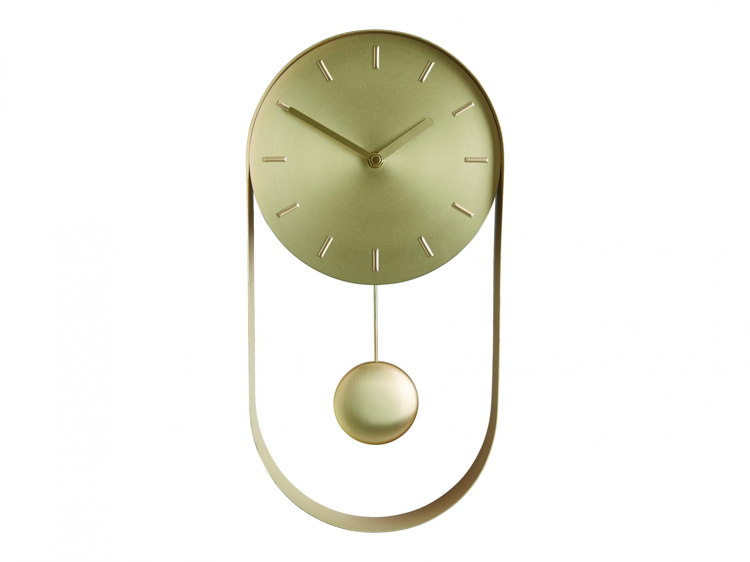 Retro green orange designer wall clock modern wall clocks design quiet no ticking dixtime 3DS-0246