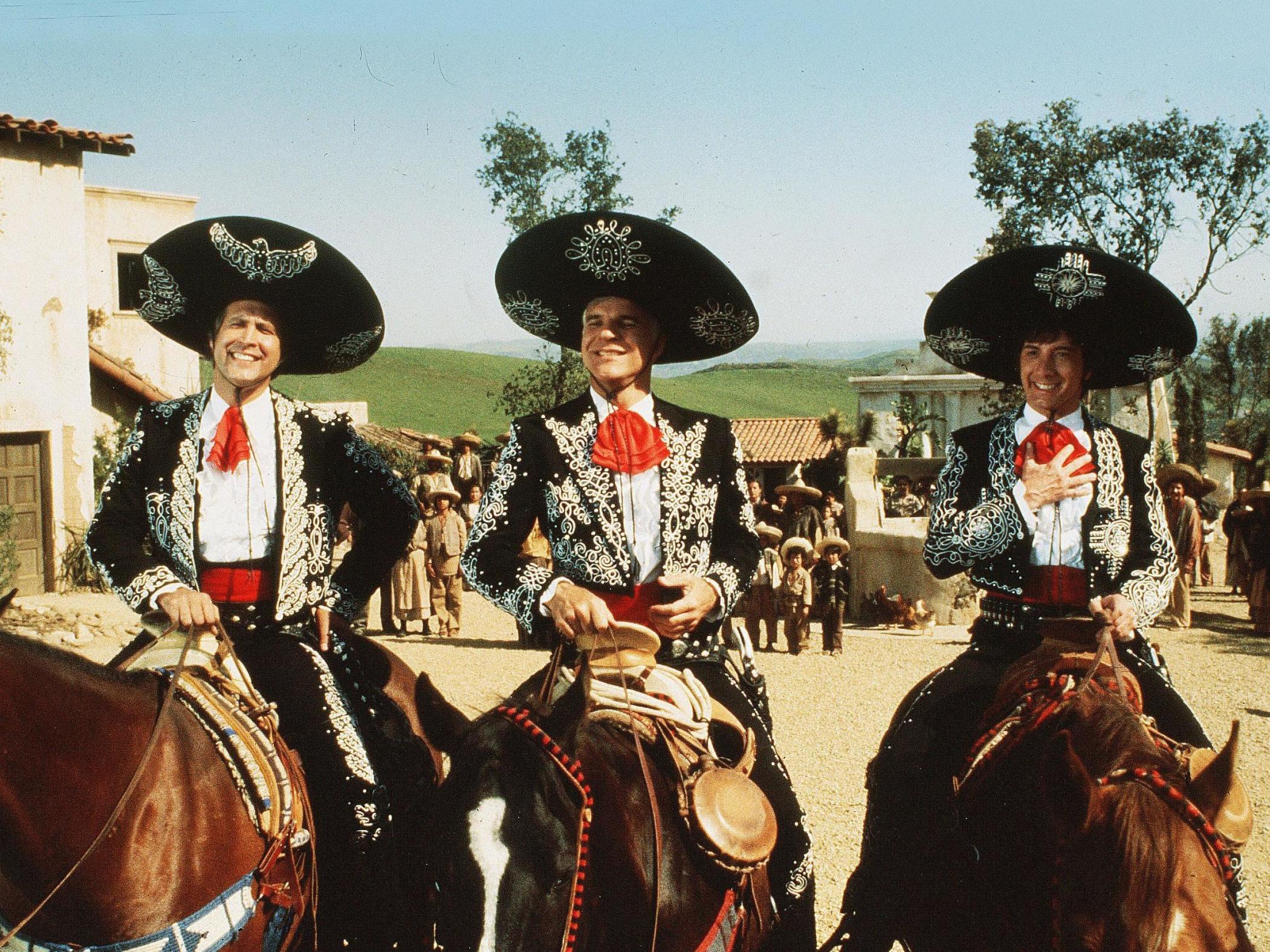 A friendship forged: Chevy Chase, Martin and Short in ‘Three Amigos’ (1986)