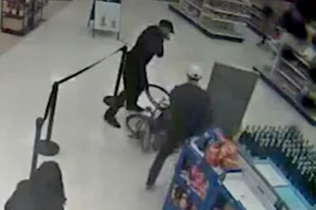 Footage released by the Pleasant Hill Police Department shows a man being thrown from his wheelchair on 11 January.