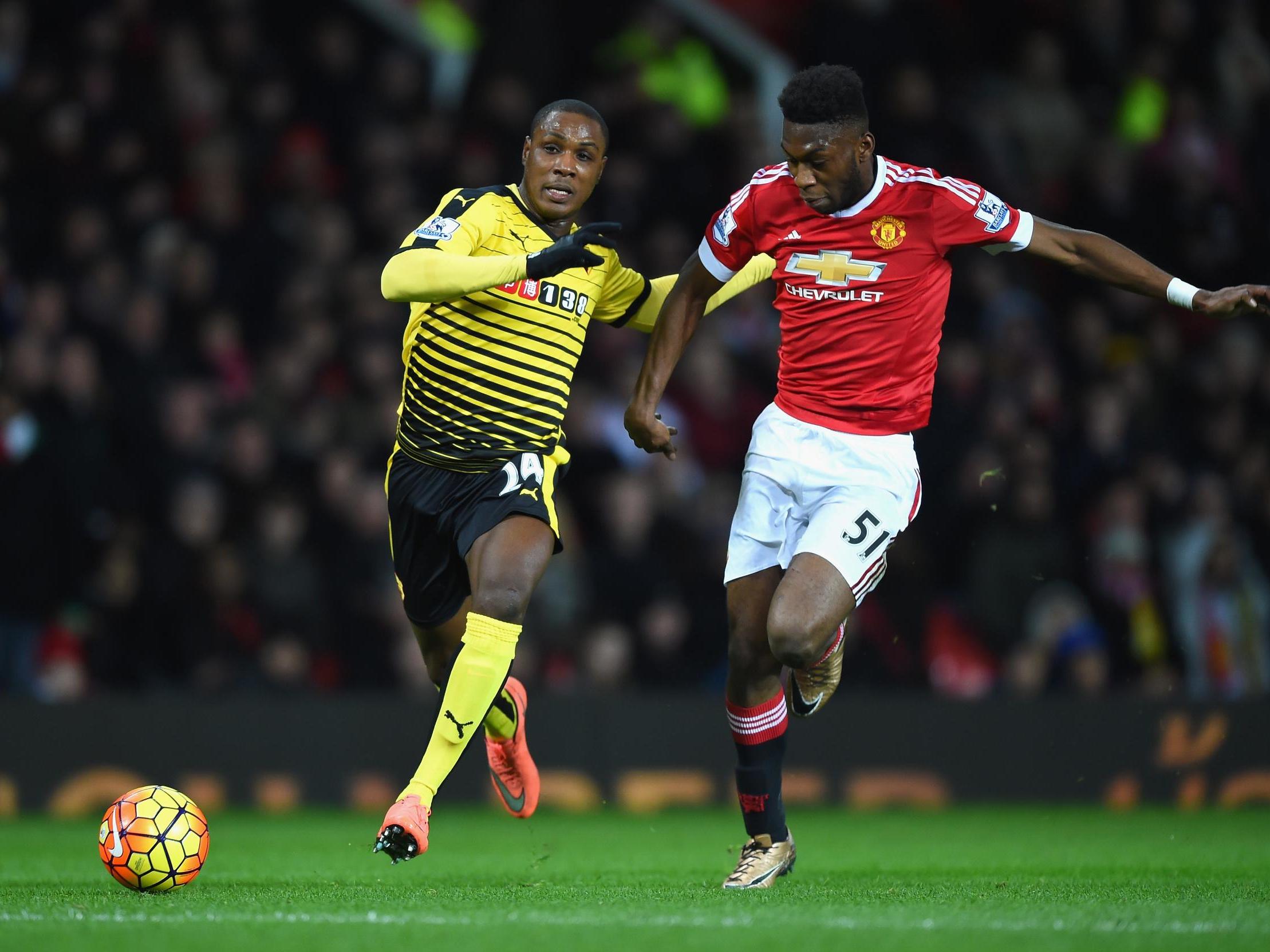 Odion Ighalo in action against United