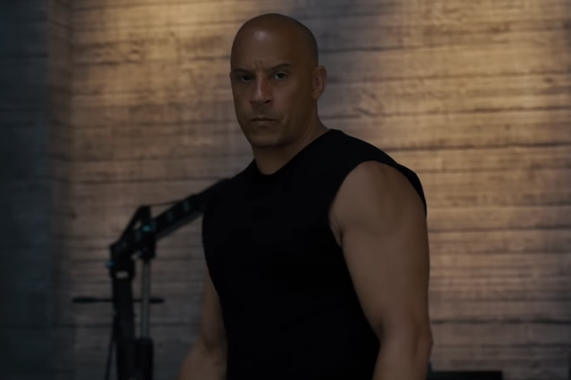 Vin Diesel in the trailer for 'Fast & Furious 9'.