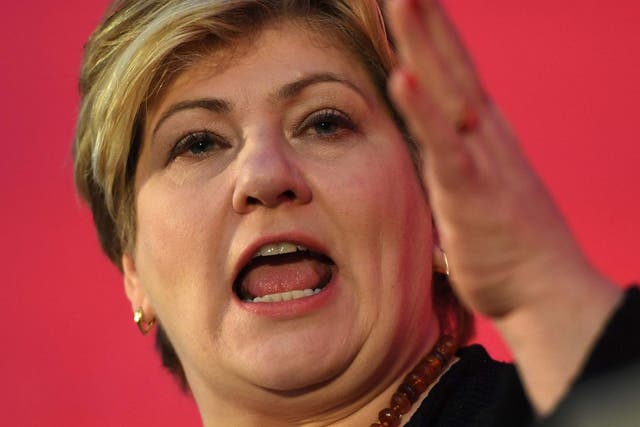 Thornberry at hustings in Bristol earlier this month