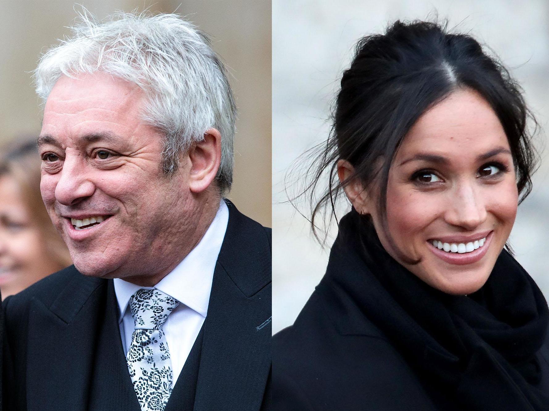 Meghan Markle is a victim of racism, sexism and misogyny, says John Bercow