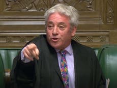John Bercow says he was subject to antisemitic abuse from Tories