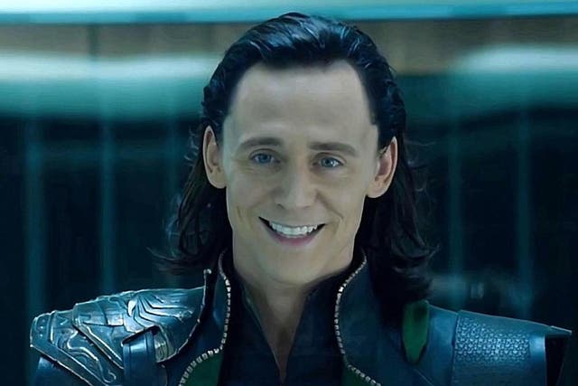 Marvel villain Loki played by Tom Hiddleston