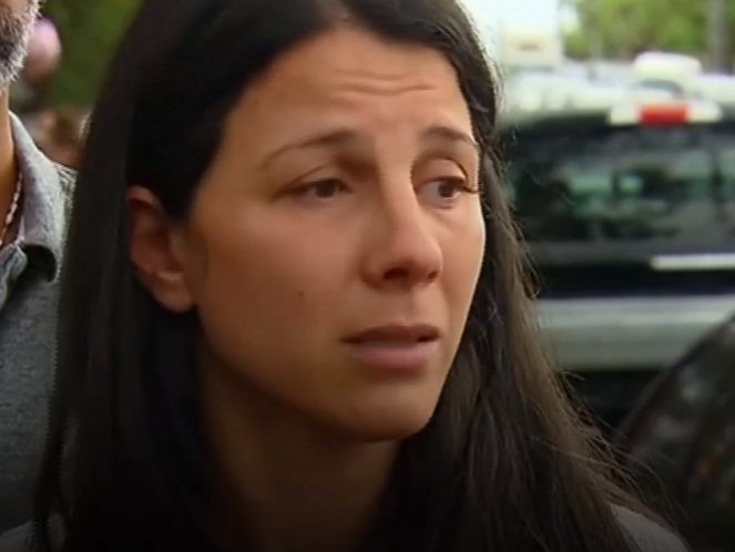 Leila Geagea Abdallah, mother of three of those killed in the crash, tells reporters she forgives the driver
