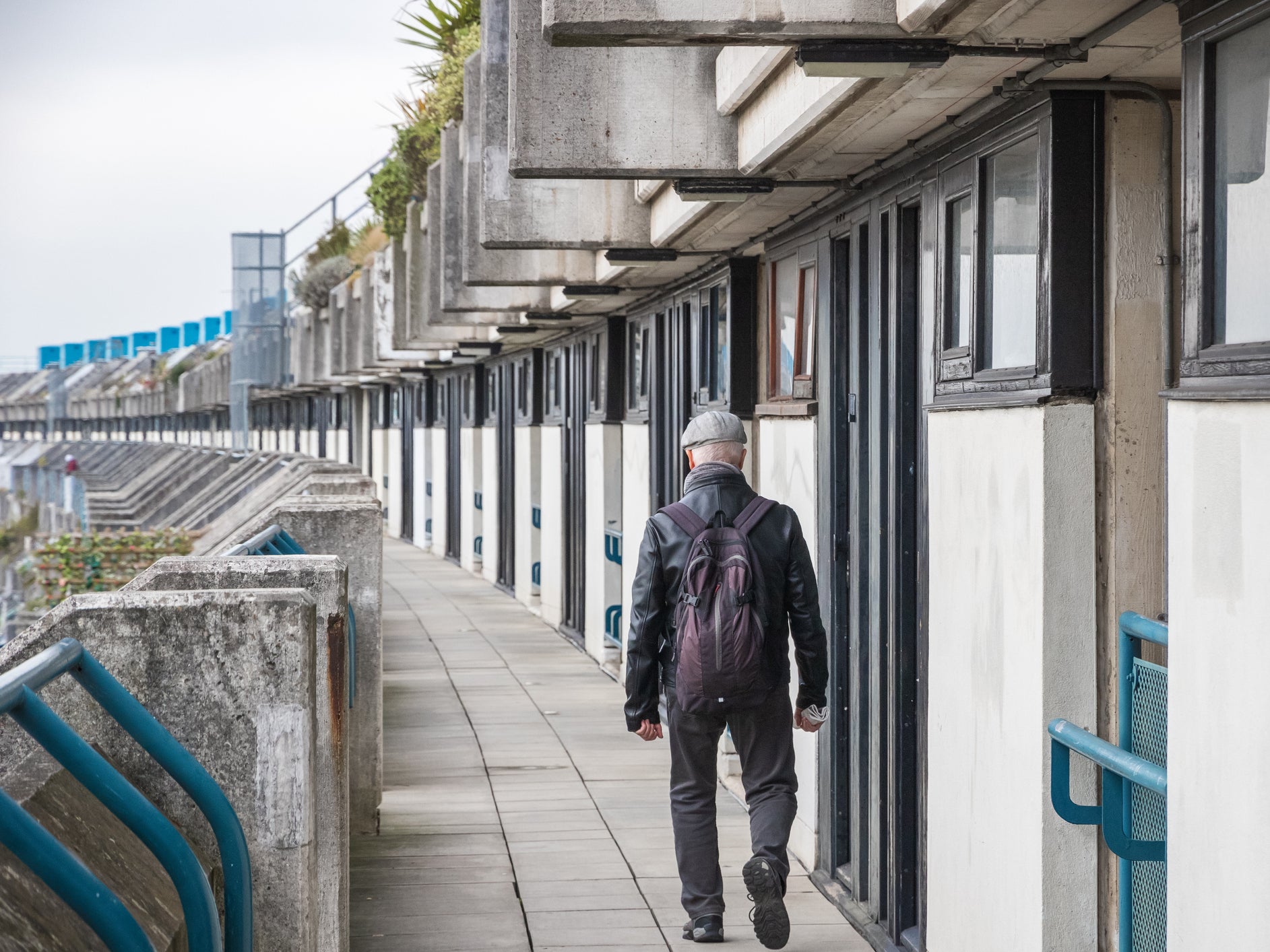 Alexandra Road estate in London. Cuts to budgets for social housing are blamed for chronic lack of housing and worsening levels of homelessness