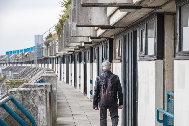 Alexandra Road estate in London. Cuts to budgets for social housing are blamed for chronic lack of housing and worsening levels of homelessness