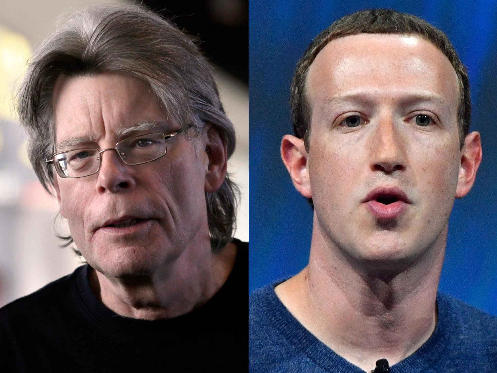 Stephen King quits Facebook over use of &apos;false&apos; political adverts