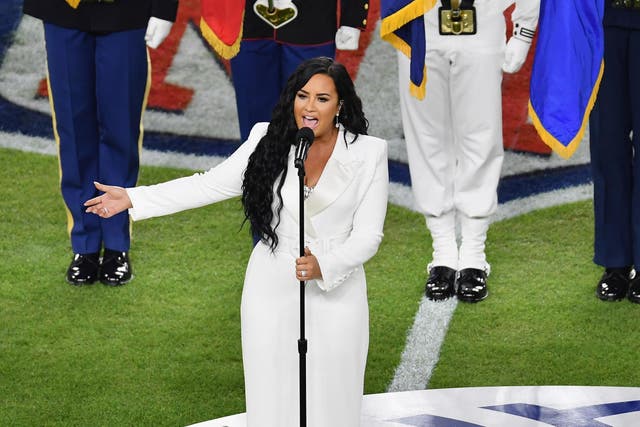 Demi Lovato says she 'blacked out' from excitement during Super Bowl