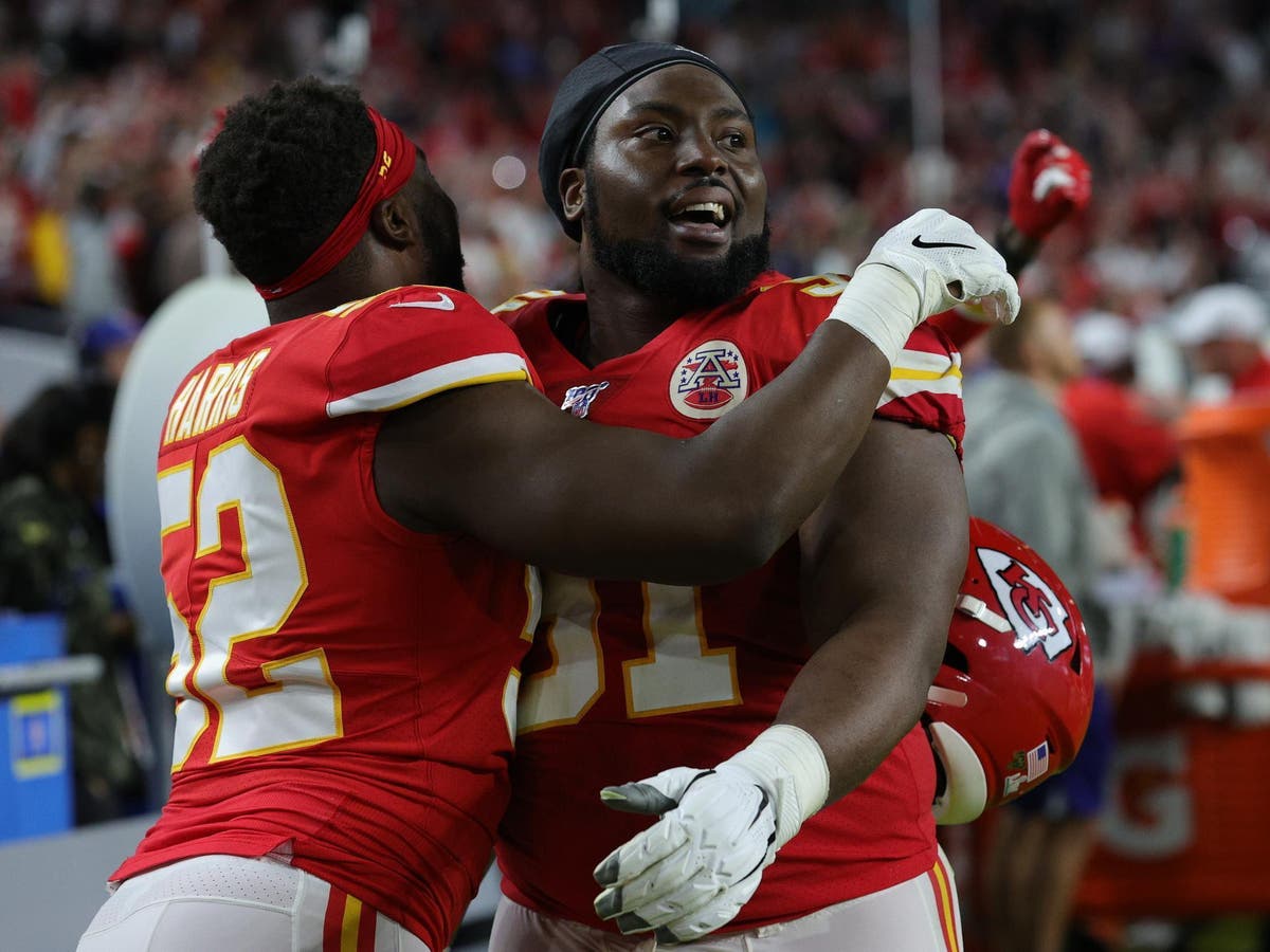 Chiefs player Derrick Nnadi celebrates Super Bowl win by paying adoption  fees for 100 dogs, The Independent