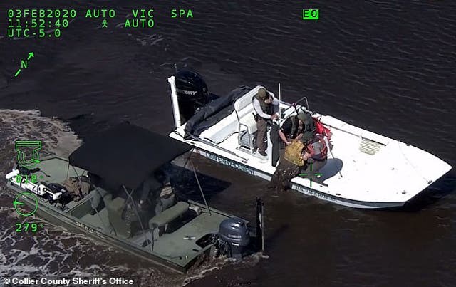 Rescue of Mark Miele from Everglades