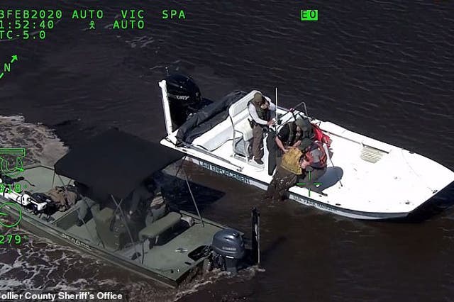 Rescue of Mark Miele from Everglades
