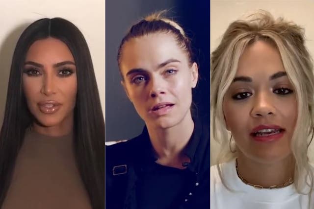 Kim Kardashian West, Cara Delevingne and Rita Ora speak about #MyEcoResolution