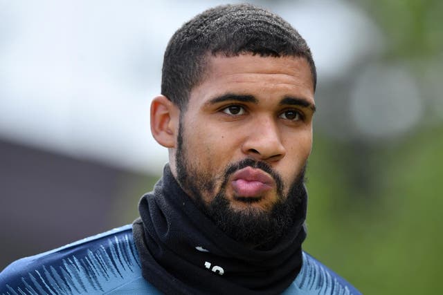 Chelsea's Ruben Loftus-Cheek arrives to attend a training session