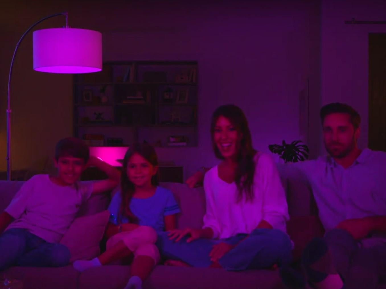 The Philips Hue smart bulb 'could allow hackers to plant spyware' within people's homes (Philips )