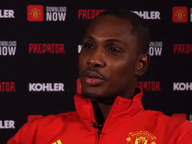 Manchester United player Odion Ighalo