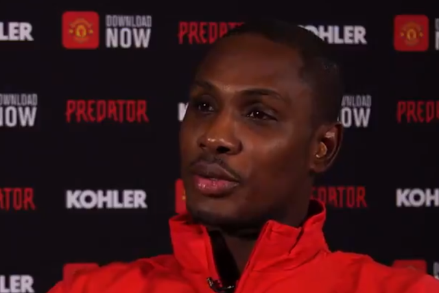 Manchester United player Odion Ighalo