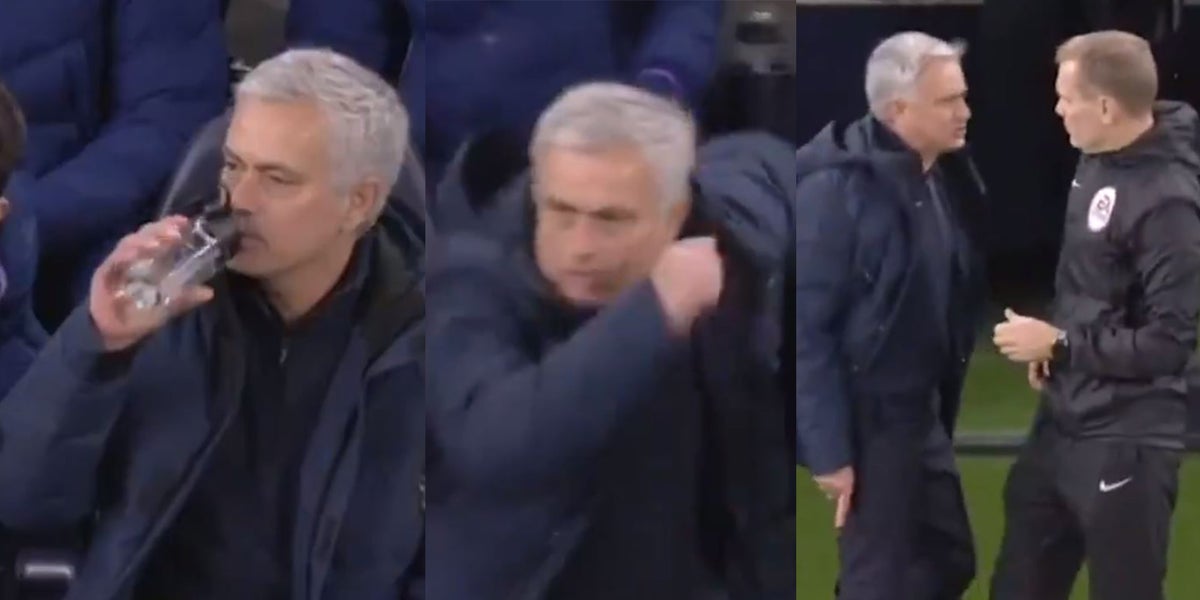 Jose Mourinho Memes Spurs Manager Runs To Complain To Referee About Raheem Sterling Indy100 Indy100