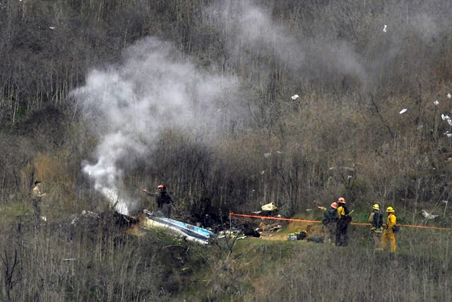 All people on board the helicopter were killed in the 26 January crash in California
