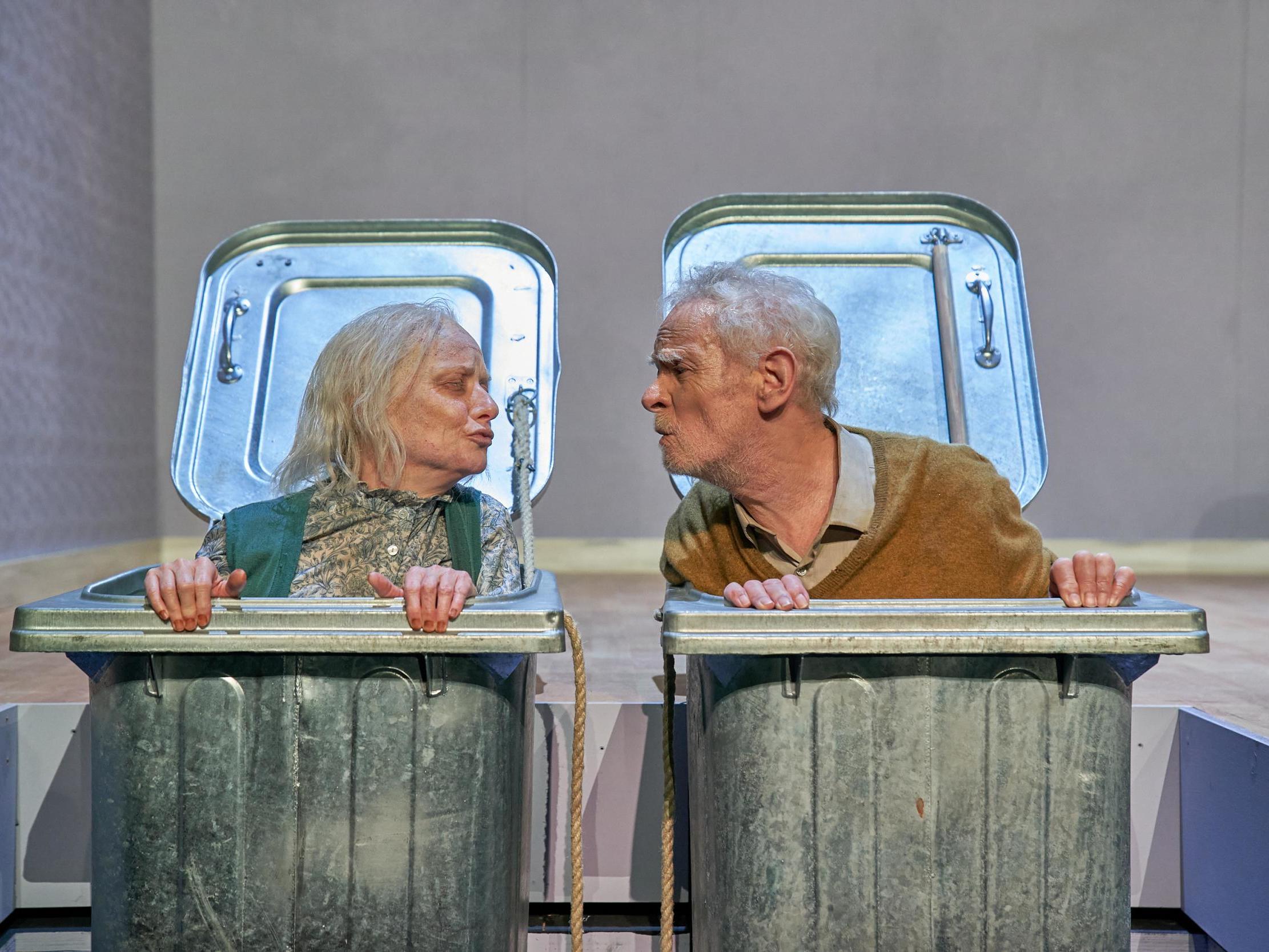 Trash talk: Jane Horrocks as Nell and Karl Johnson as Nagg