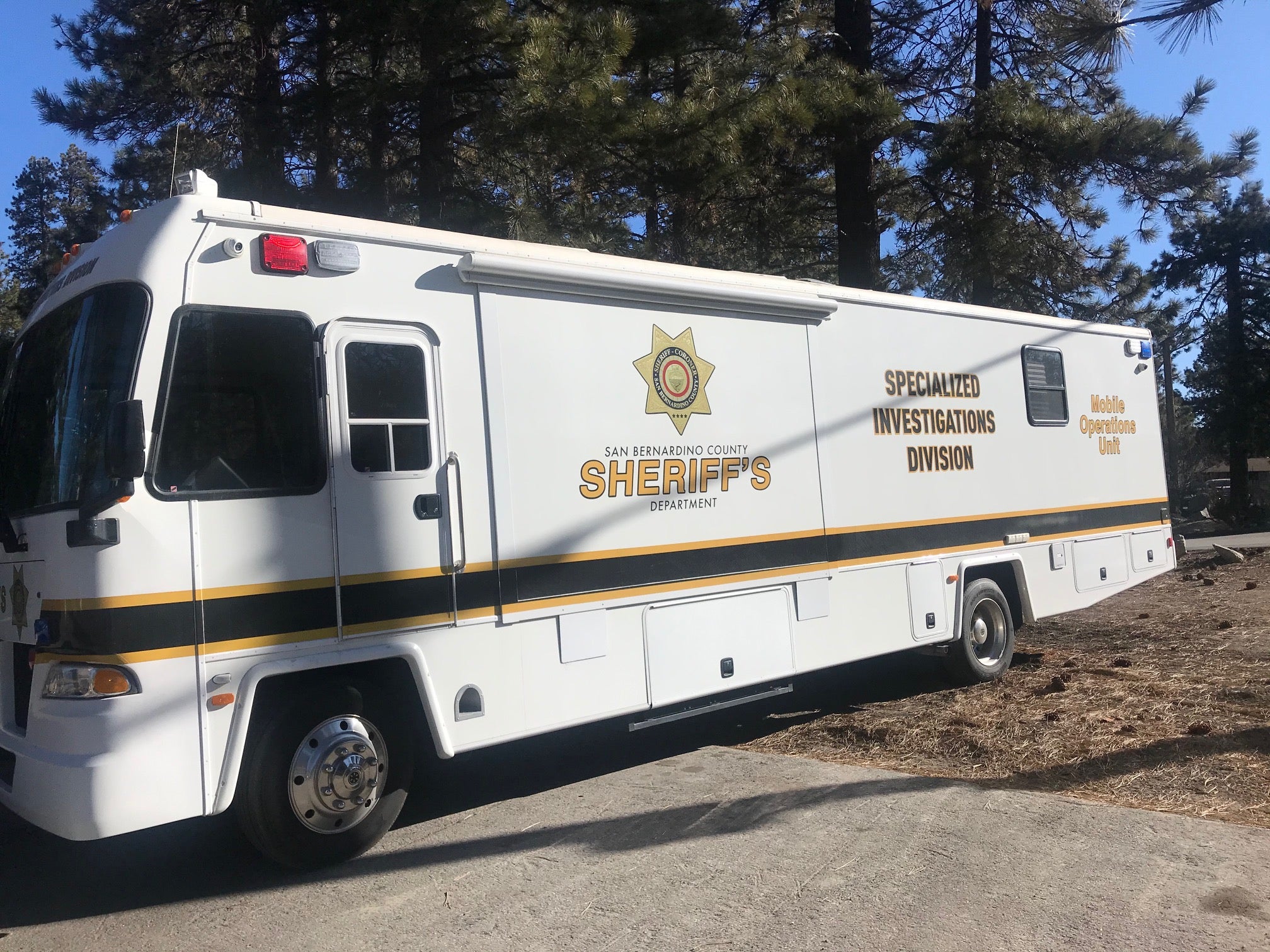 Specialised homicide detectives from the San Bernardino County Sheriff's Department are investigating after the bodies of a young couple were discovered near Big Bear Lake on 3 February, 2020