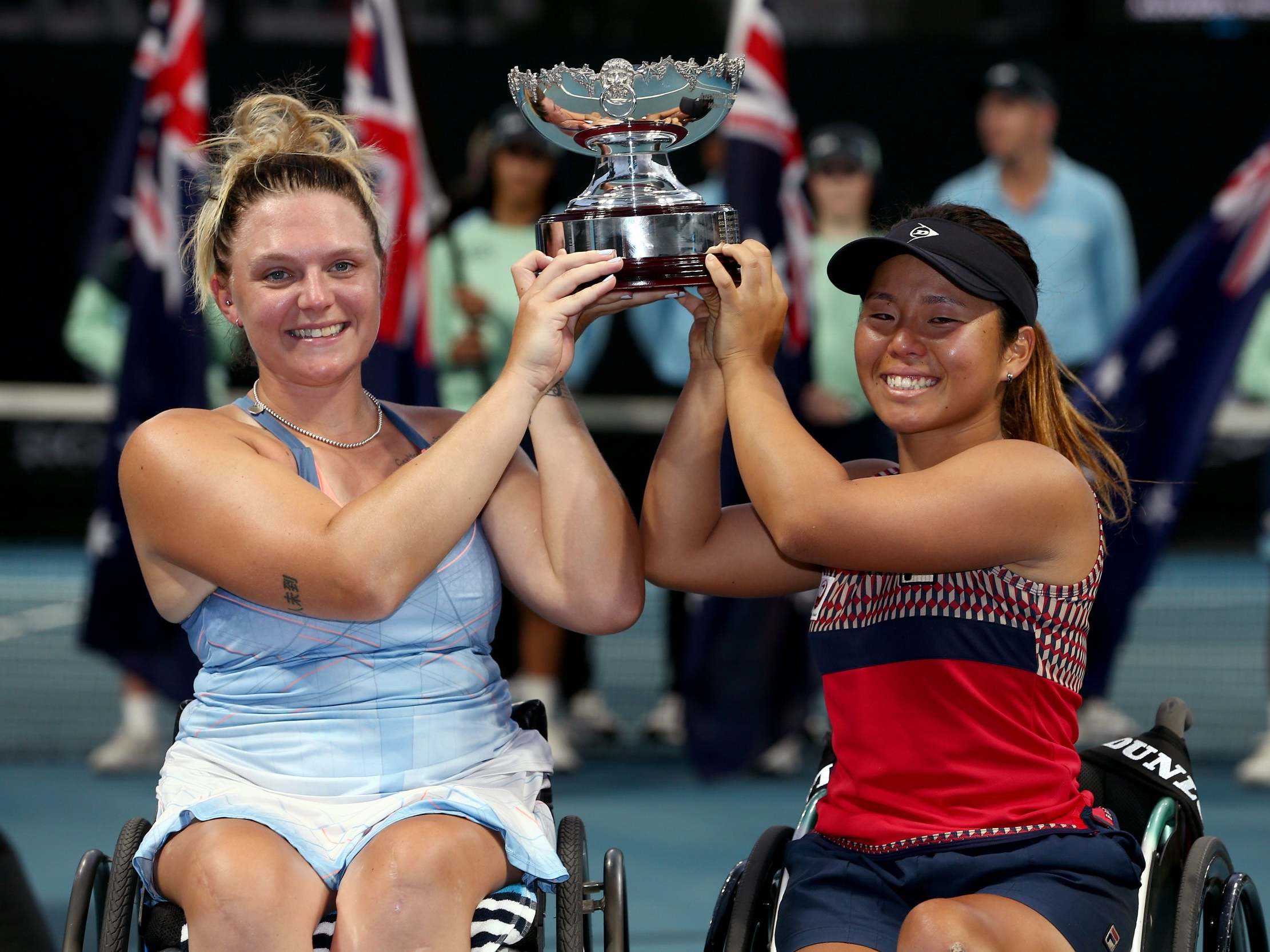 Whiley and doubles partner Yui Kamiji won the title in Melbourne last month