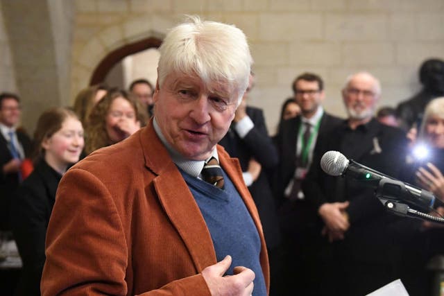 Unofficial diplomat: Stanley Johnson also said he raised the possibility of his son visiting China to attend an international conference on biodiversity
