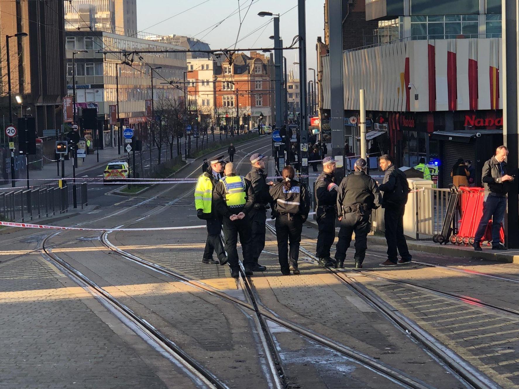 Croydon Train station evacuated and roads closed as police