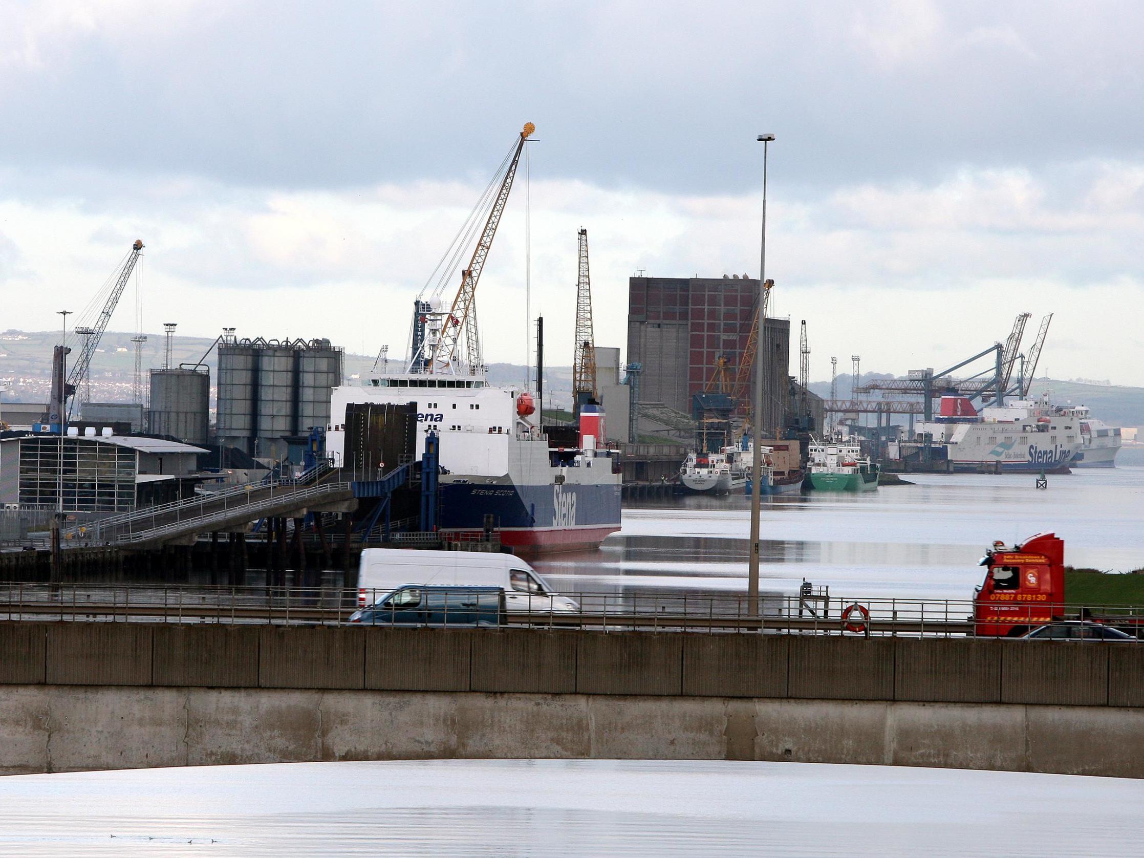 Belfast port. The Withdrawal Agreement was designed to prevent checks cannot be carried on goods near the border between Ireland and Northern Ireland
