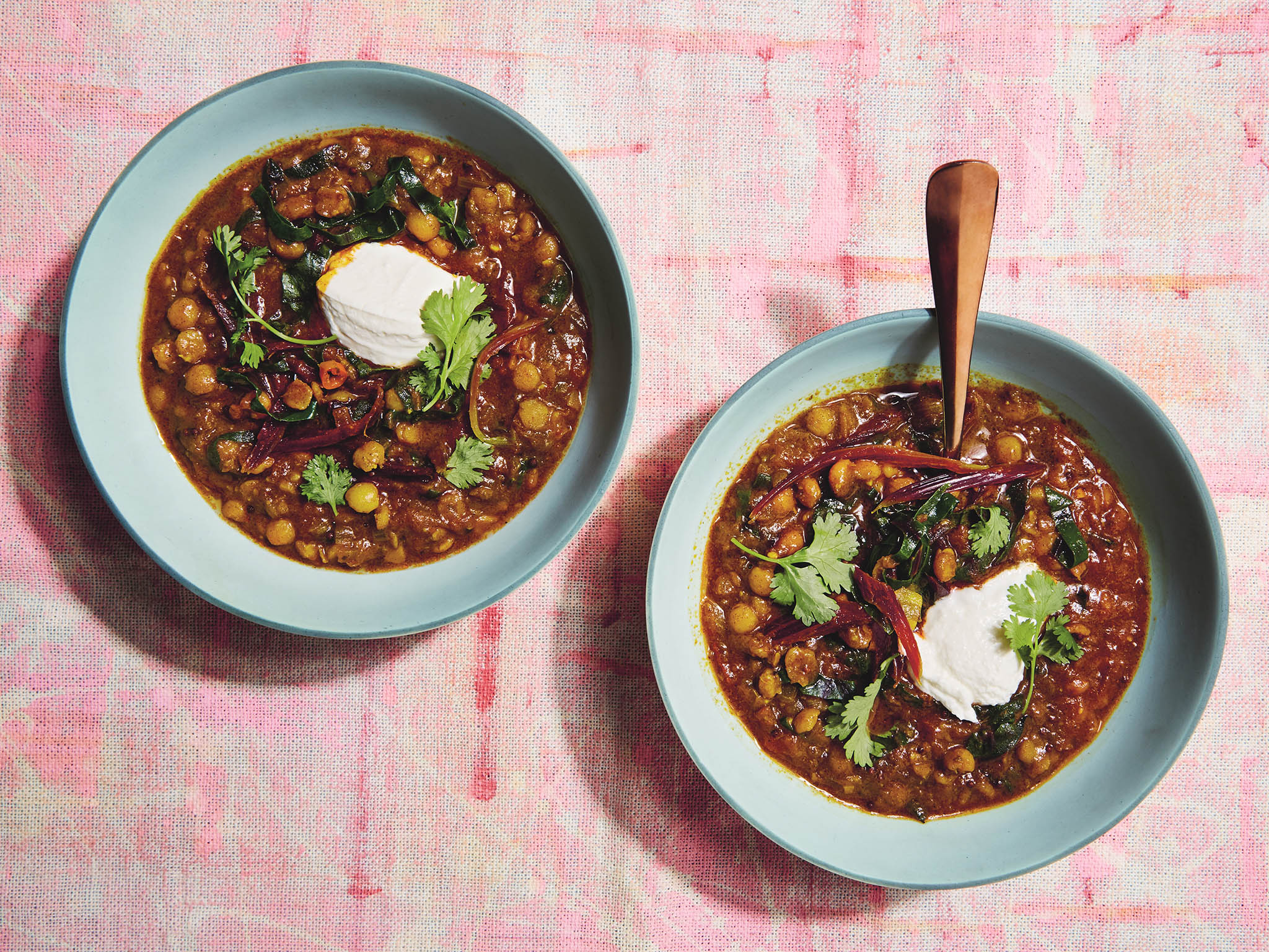 Create a tasty beetroot leaf dal using the off-cuts of vegetables