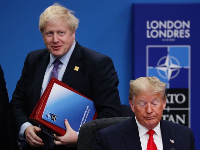 One source claimed Trump’s tone with Johnson had taken aback British officials