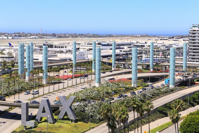 A TSA agent allegedly working at LAX tricked a female passenger into baring her breasts, says California's Attorney General