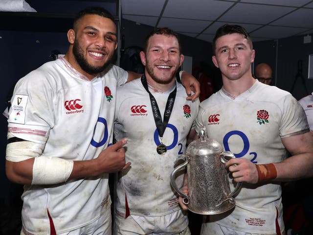 England's back-row of Lewis Ludlam, Sam Underhill and Tom Curry were to credit for their Calcutta Cup victory