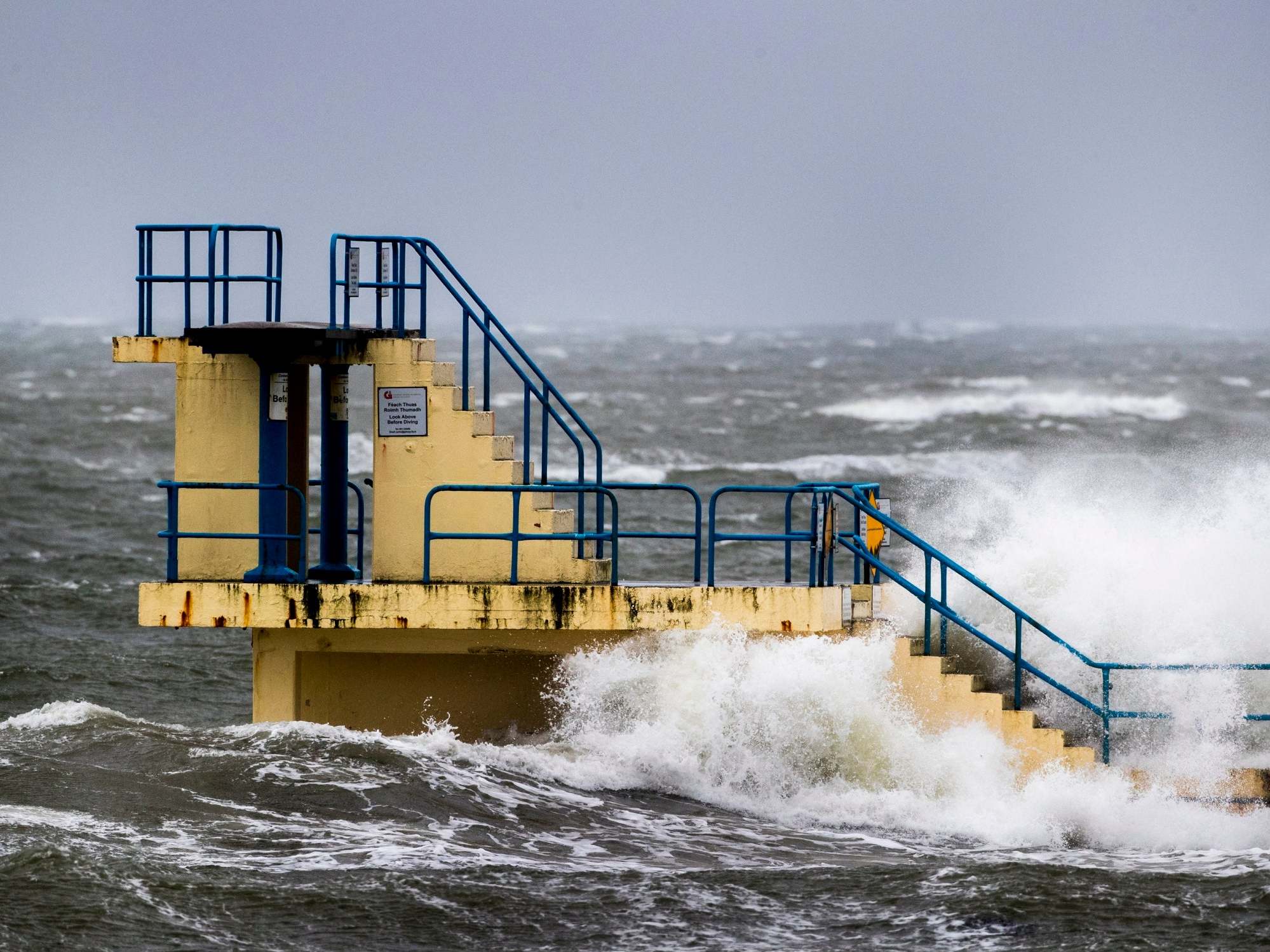UK weather - live: Storm Ciara triggers &apos;danger to life&apos; Met Office warning as flights and trains cancelled with 80mph winds forecast