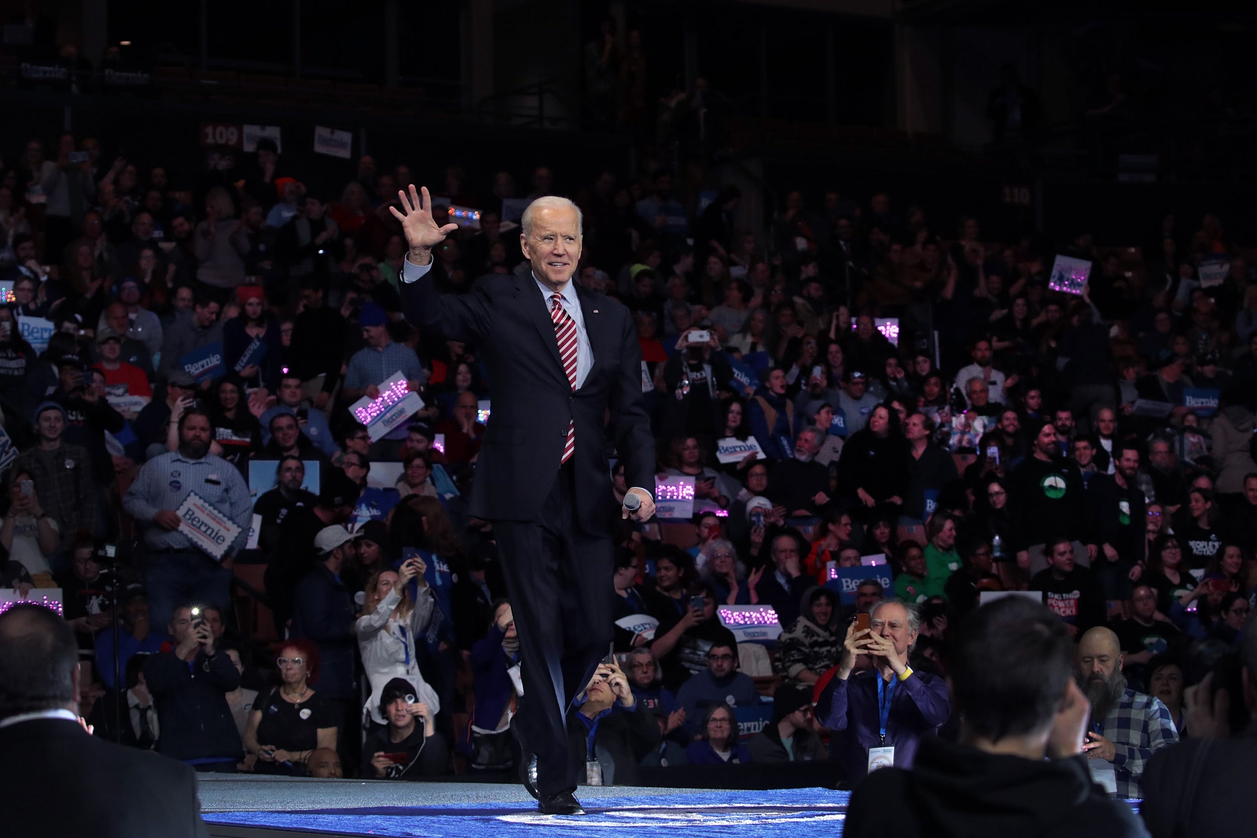 New Hampshire primary: Biden escalates attack on Buttigieg before tepid performance at fundraising show of force