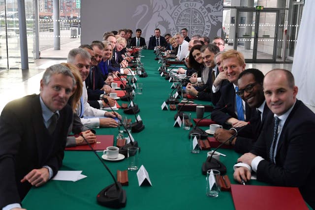 Ministers meet in Sunderland last month