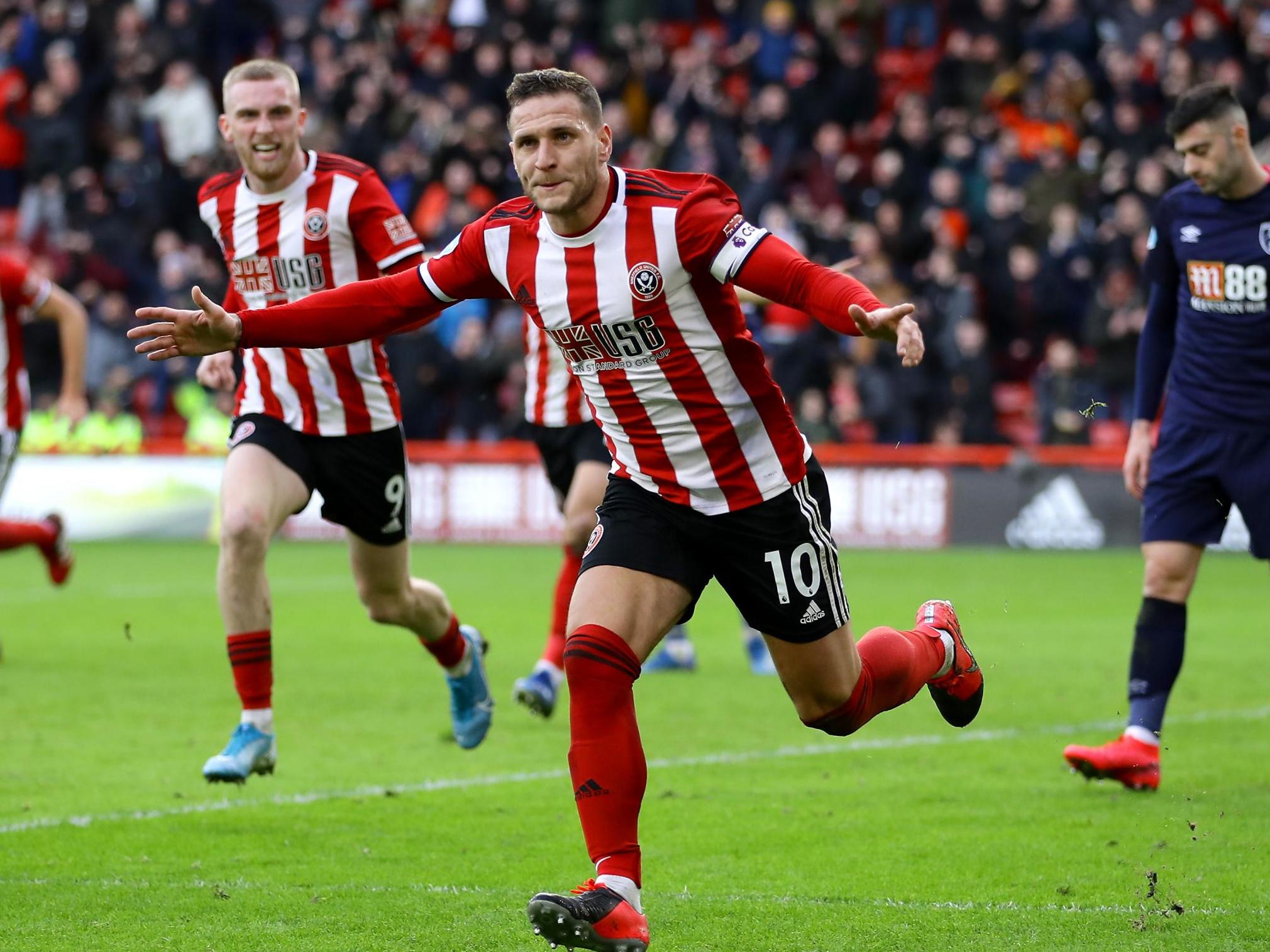 Sharp earned all three points for Blades late on against the Cherries