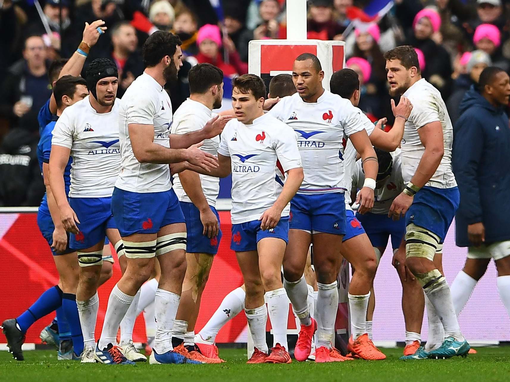 France scored five tries at the Stade de France