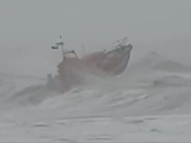 Hastings Lifeboat almost capsized during the treacherous conditions brought by Storm Ciara