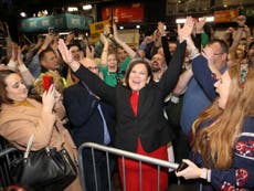 Sinn Fein lead in Irish election count- follow live