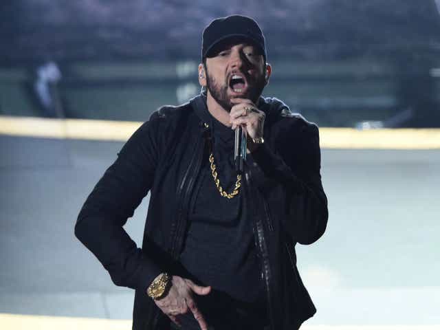 Eminem performs at the Oscars