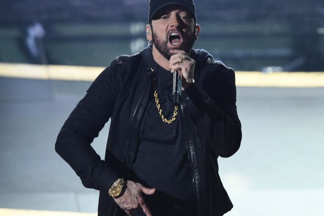 Eminem performs at the Oscars