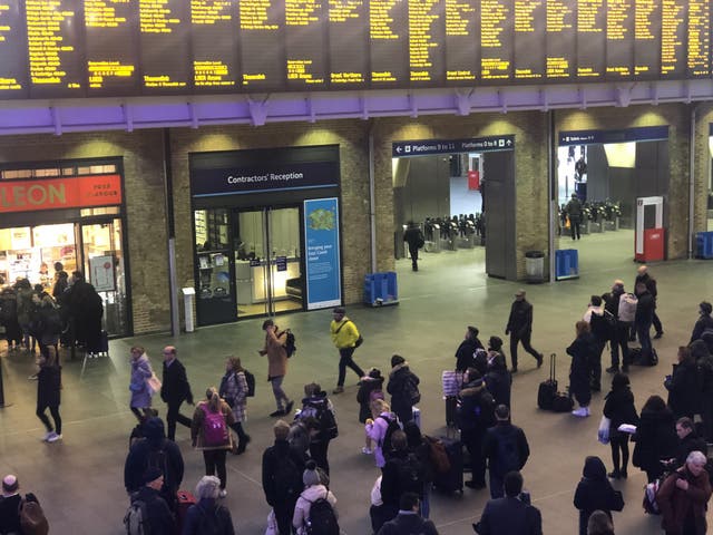 Late notice: trains on the East Coast main line to and from London King's Cross are subject to cancellation and curtailment