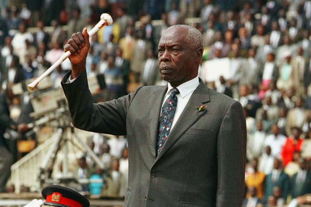 Moi marks Kenya’s independence day in Nairobi, 1997
