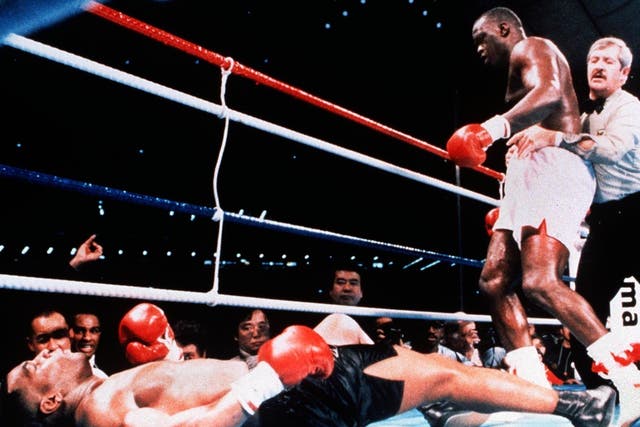 Buster Douglas knocks out Mike Tyson in Tokyo