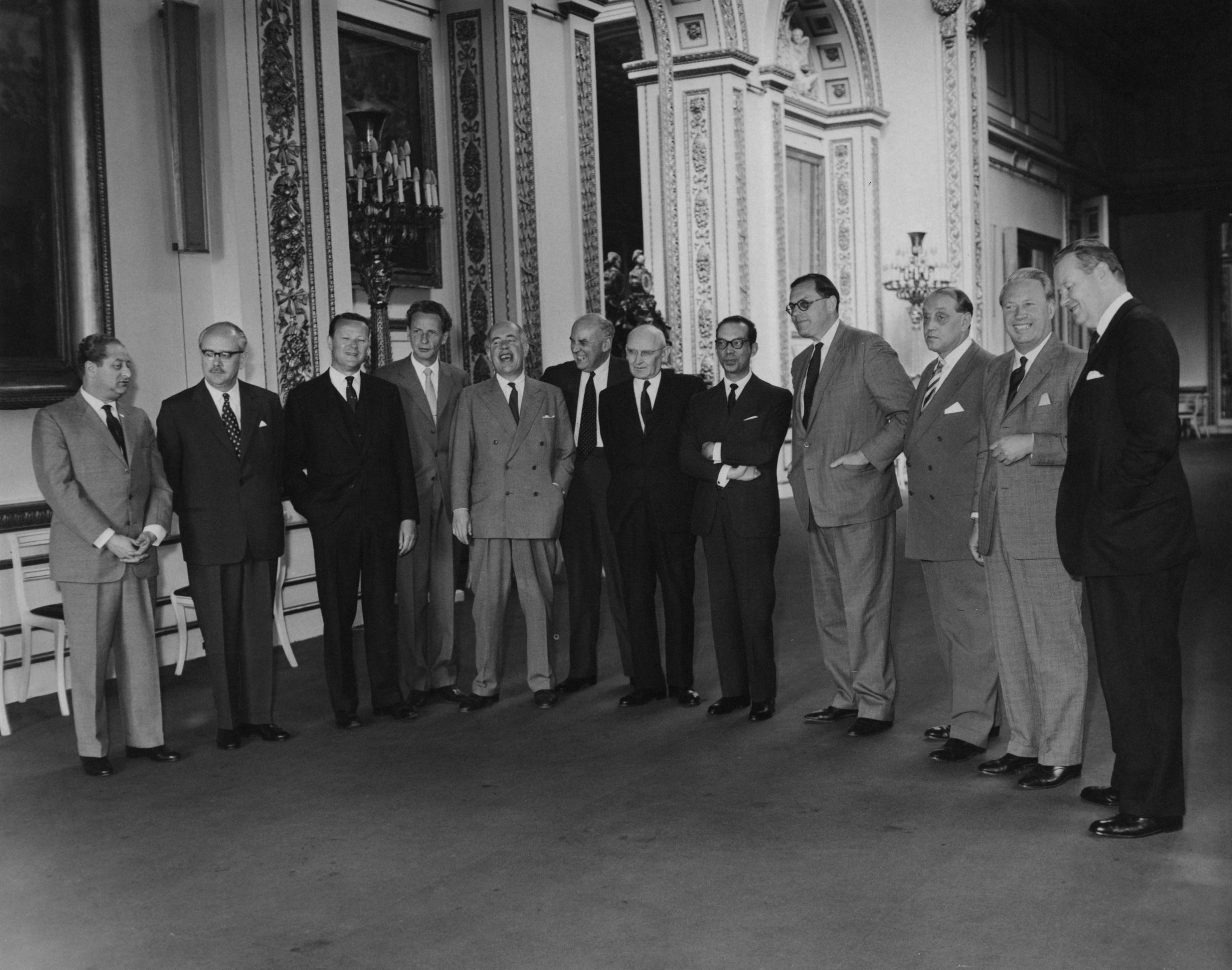 Magnificent seven? Ministers of rival ‘club’ Efta at a meeting in London in 1961