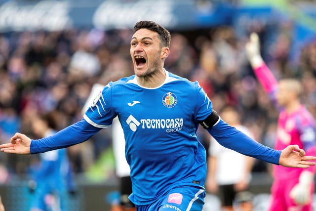 Jorge Molina celebrates his stunning second goal