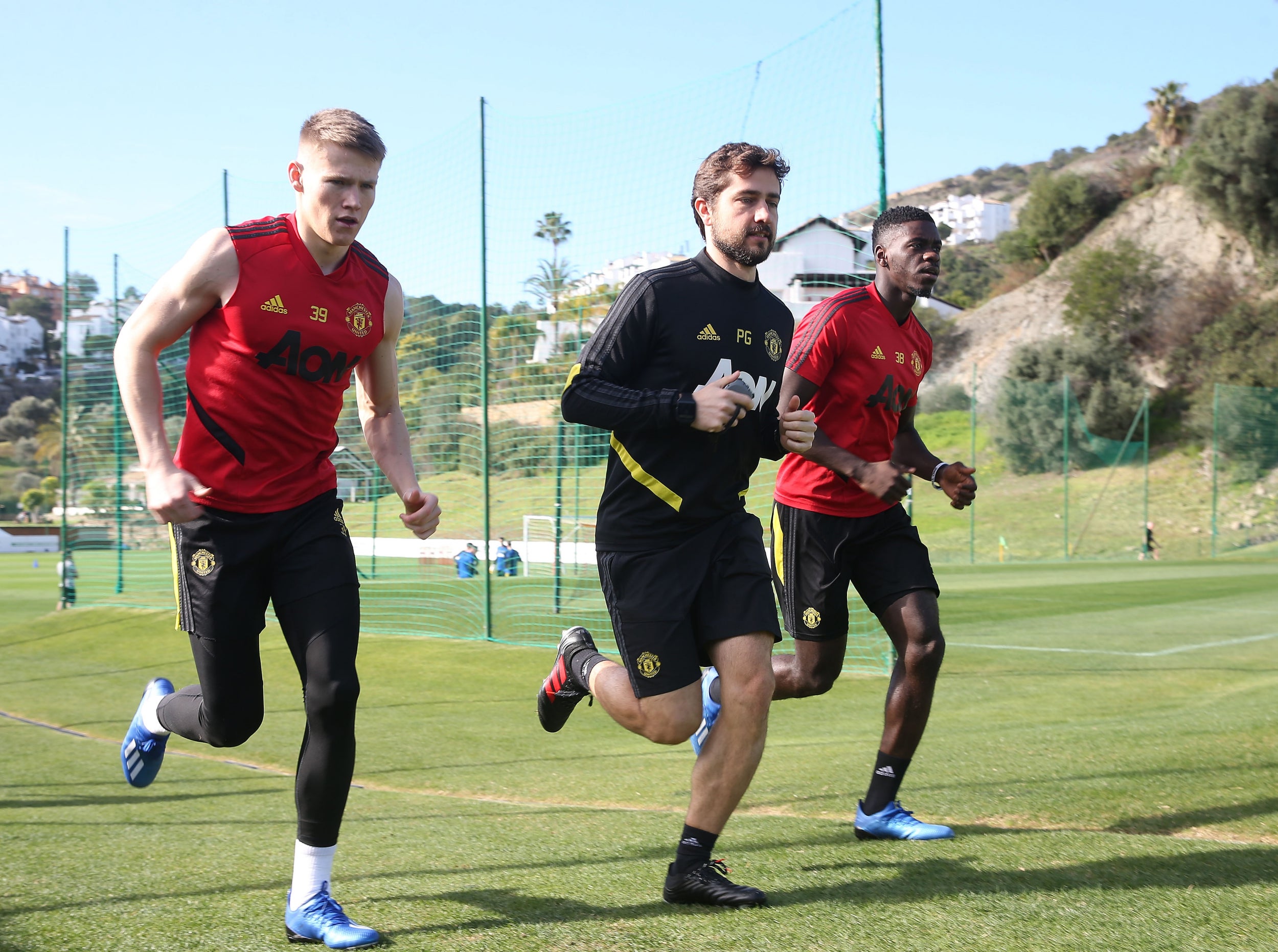 McTominay is working his way back to fitness (Manchester United via Getty Images)