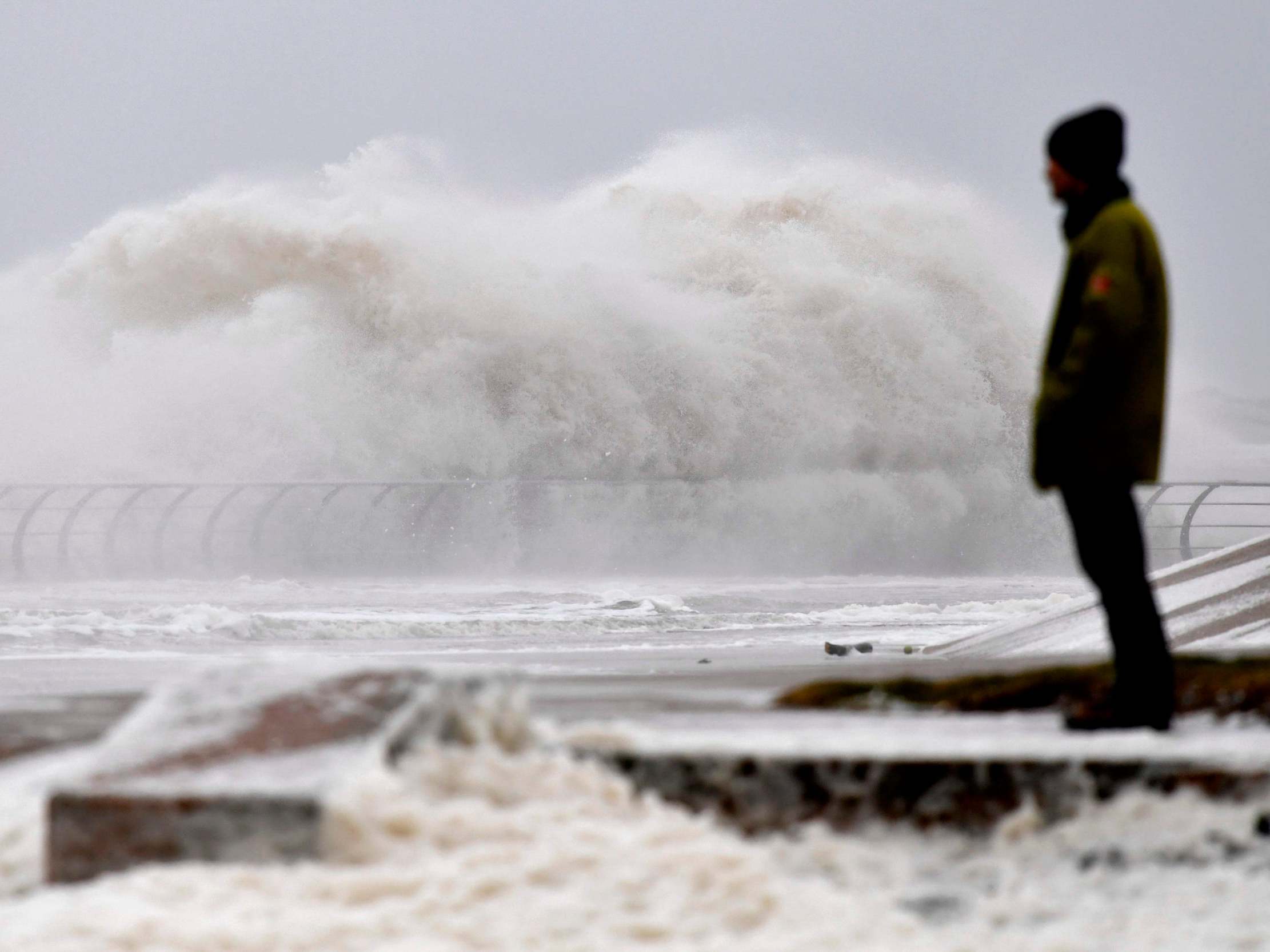 Storm Ciara: Driver killed by falling tree, as government criticised over flood preparedness